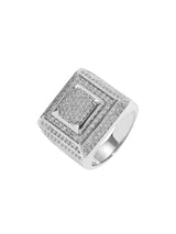 Hip Hop Zirconia Ring Streetwear