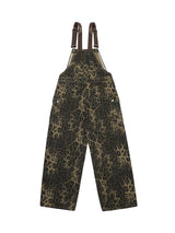 Leopard Print Street Style Workwear Overalls Streetwear