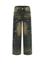 Multi pocket Cargo Jeans Streetwear