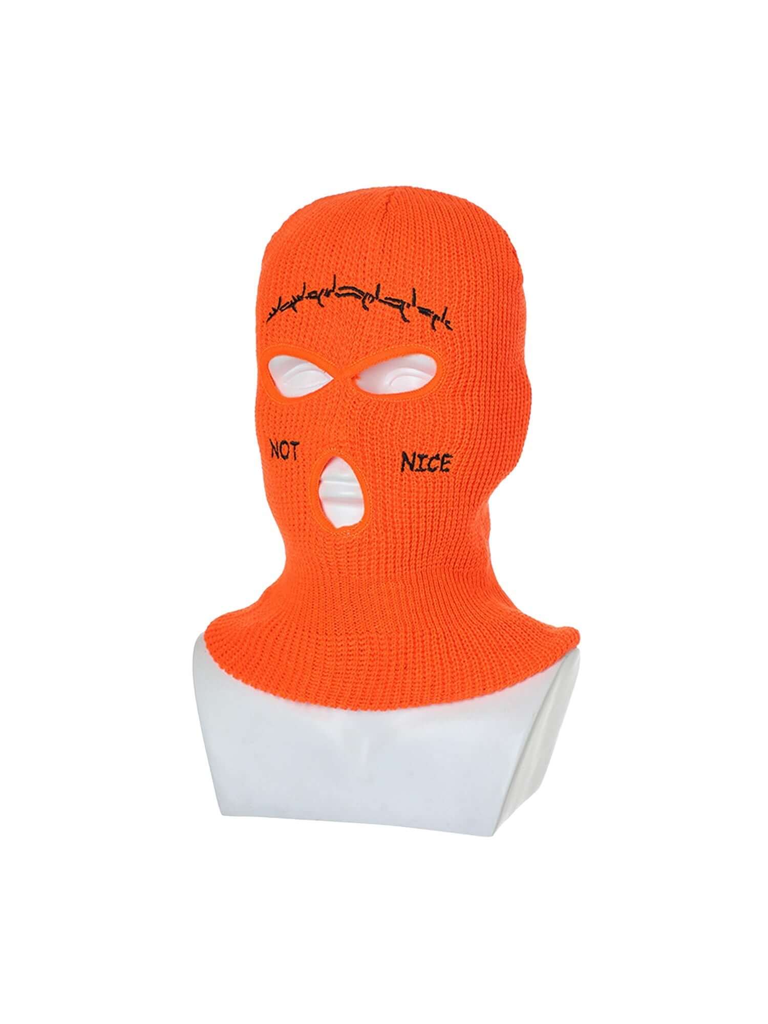 Retro Hip hop Fun Knitted Balaclava Streetwear