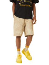 Retro Washed Distressed Hip Hop Shorts Streetwear