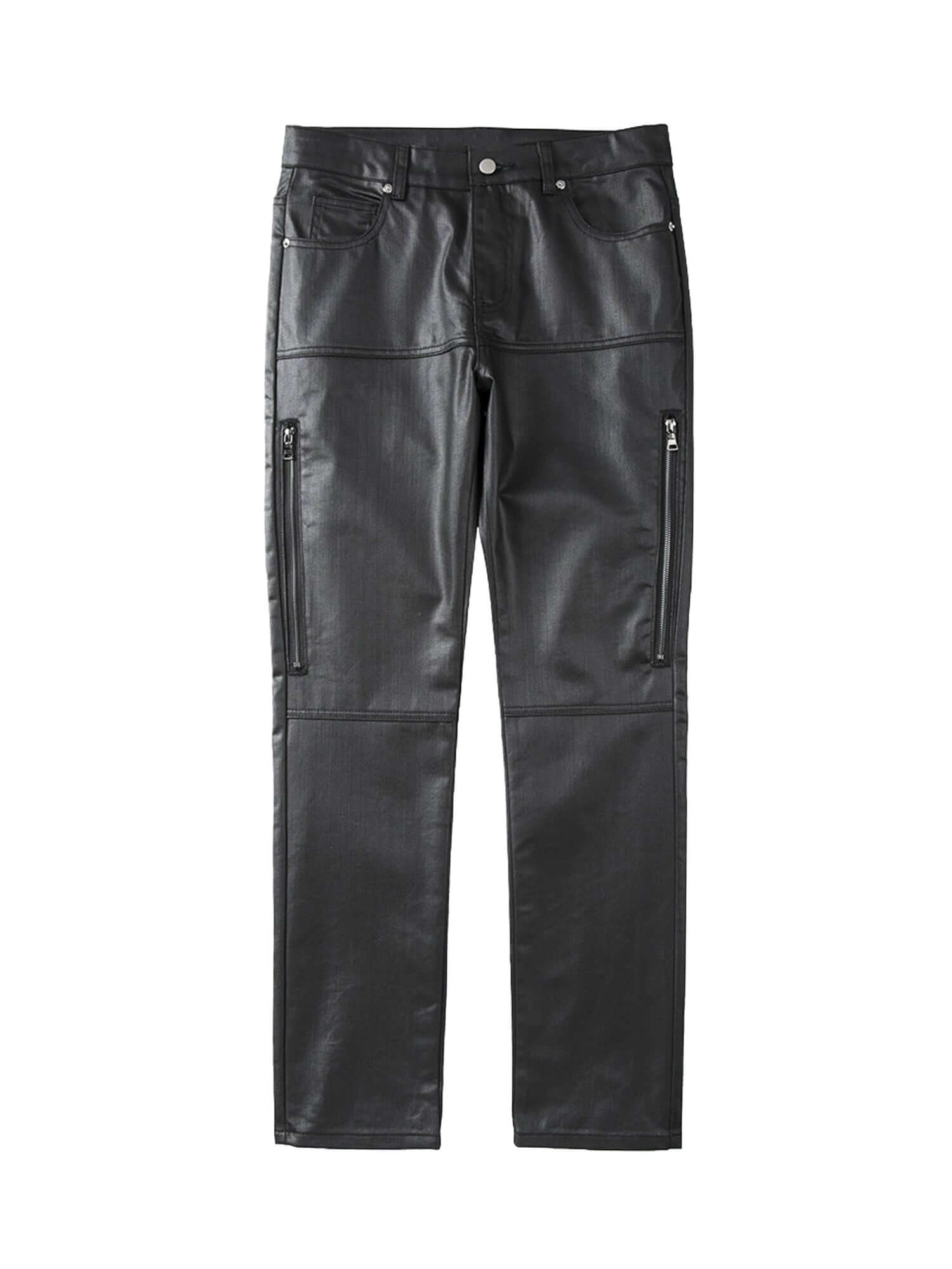 Thesupermade Retro Zipper Pocket Slim Straight Pants Xokool ®