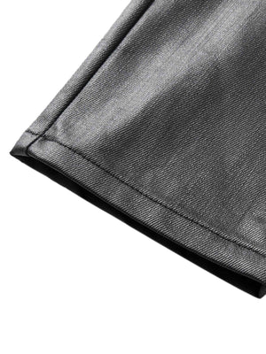 Thesupermade Retro Zipper Pocket Slim Straight Pants Xokool ®