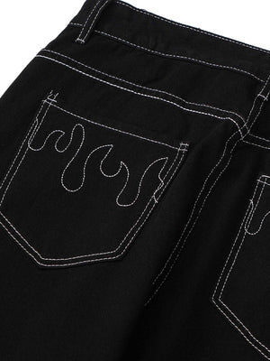 Thesupermade Solid Color Casual Jeans -1224 Xokool ®