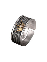 Vintage Crown Ring Streetwear