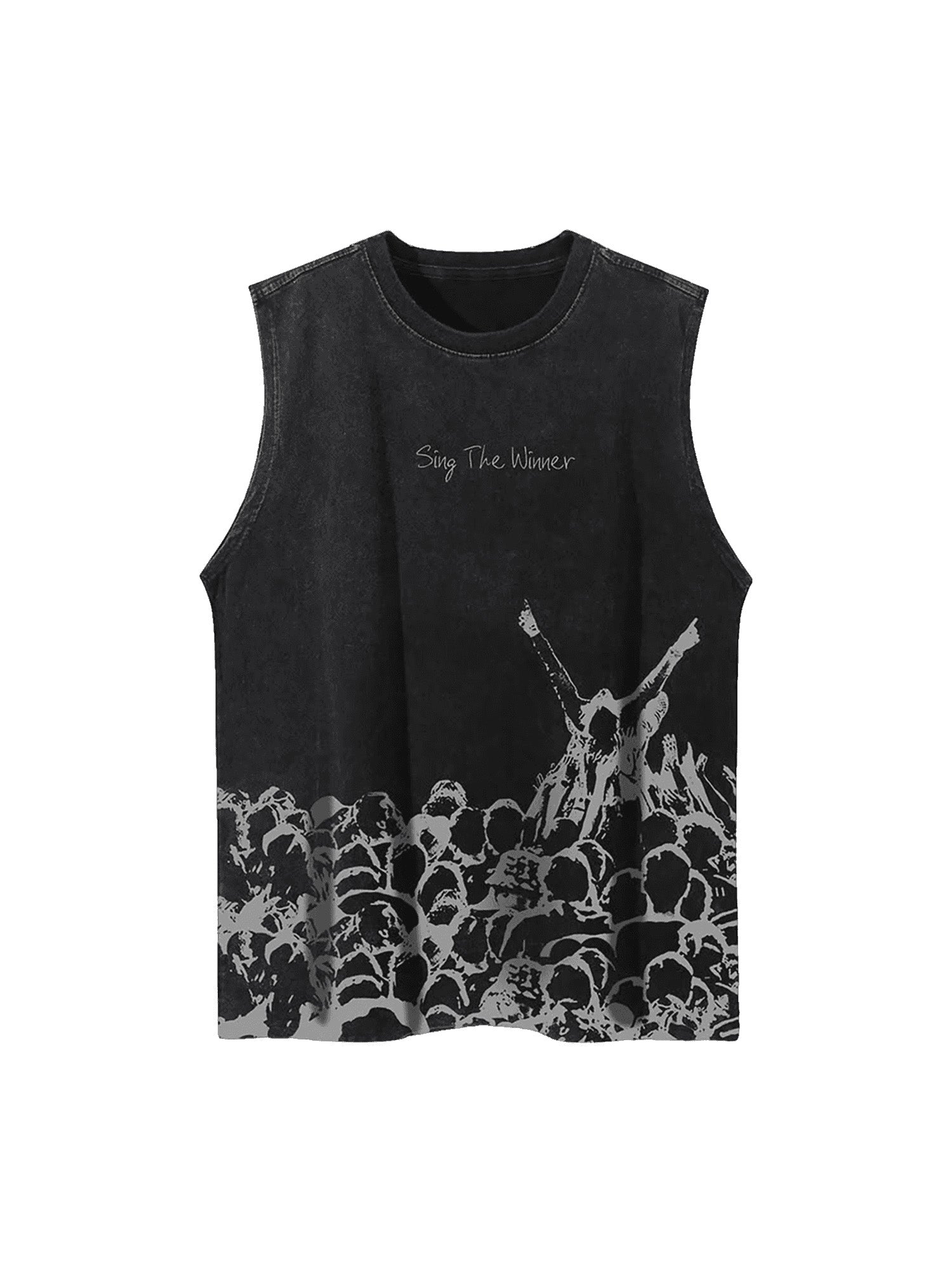 Vintage Distressed Street Rap Vest Streetwear