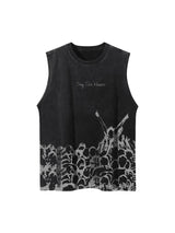 Vintage Distressed Street Rap Vest Streetwear