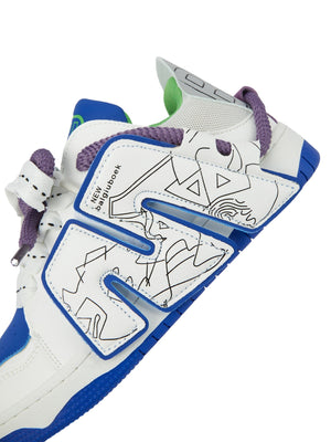 Skate Sneakers mit Buchstaben – Detailansicht | XoKool