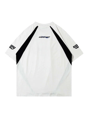 Upgrade your casual lineup with the Vintage Lapel Men's Polo Shirt — a perfect fusion of retro charm and athletic edge. Crafted from a breathable cotton blend, this long-sleeved polo features contrast raglan sleeves, a bold graphic print, and a comfortabl