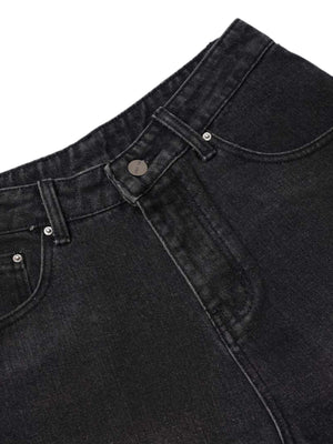 Add effortless edge to your look with the Washed Distressed Jeans. Made from durable denim, these wide-leg jeans feature distressed details for a bold, worn-in street style vibe. The elastic waistband ensures a comfortable, flexible fit — perfect for casu