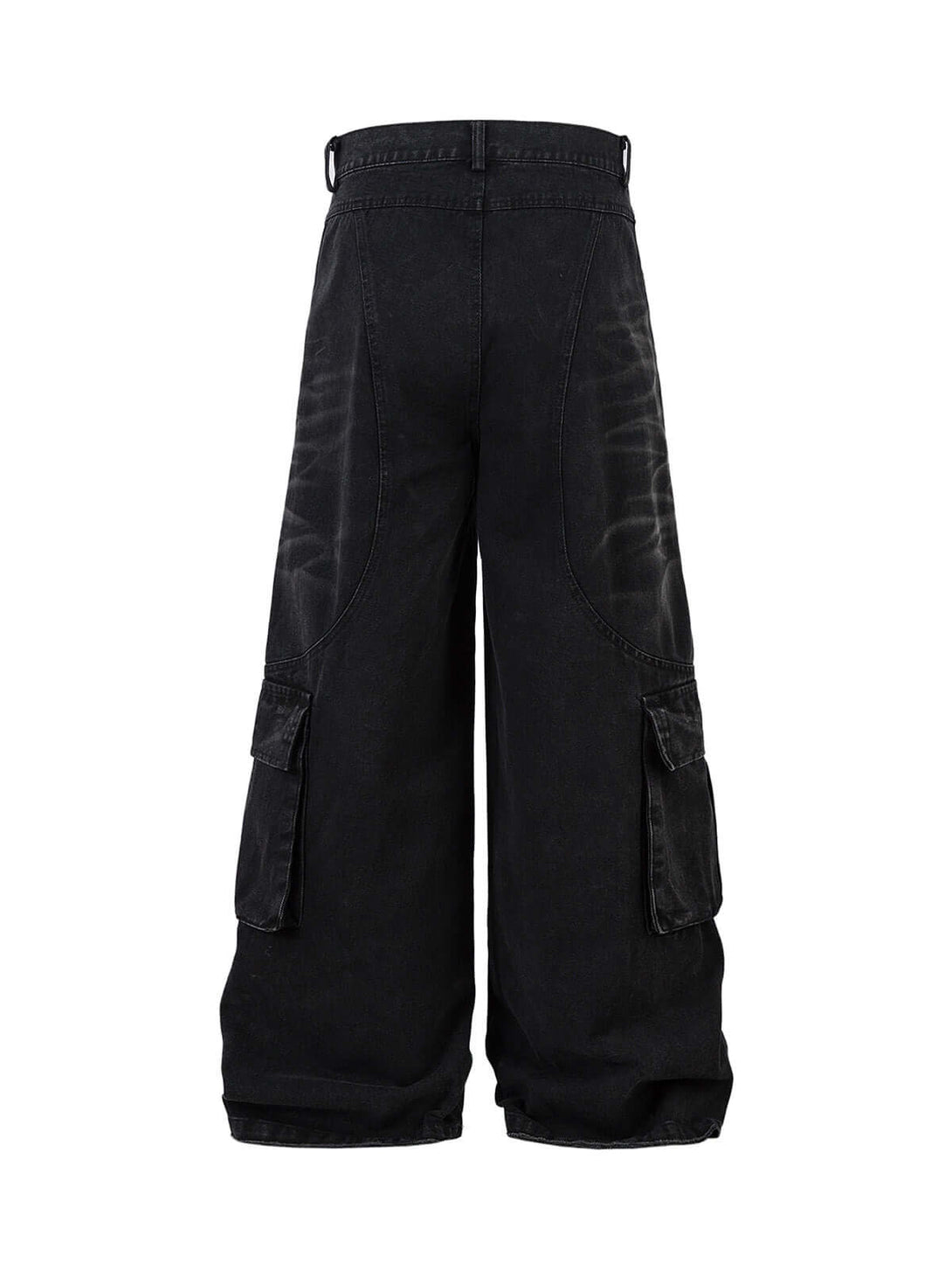 Elevate your casual wardrobe with the Washed Distressed Multi Pocket Cargo Jeans — the perfect balance of utility, comfort, and street-ready style. Made from a soft cotton blend, these high-waisted jeans feature a relaxed fit, functional cargo pockets, an