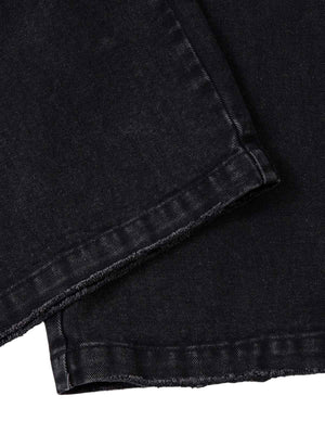 Elevate your casual wardrobe with the Washed Distressed Multi Pocket Cargo Jeans — the perfect balance of utility, comfort, and street-ready style. Made from a soft cotton blend, these high-waisted jeans feature a relaxed fit, functional cargo pockets, an