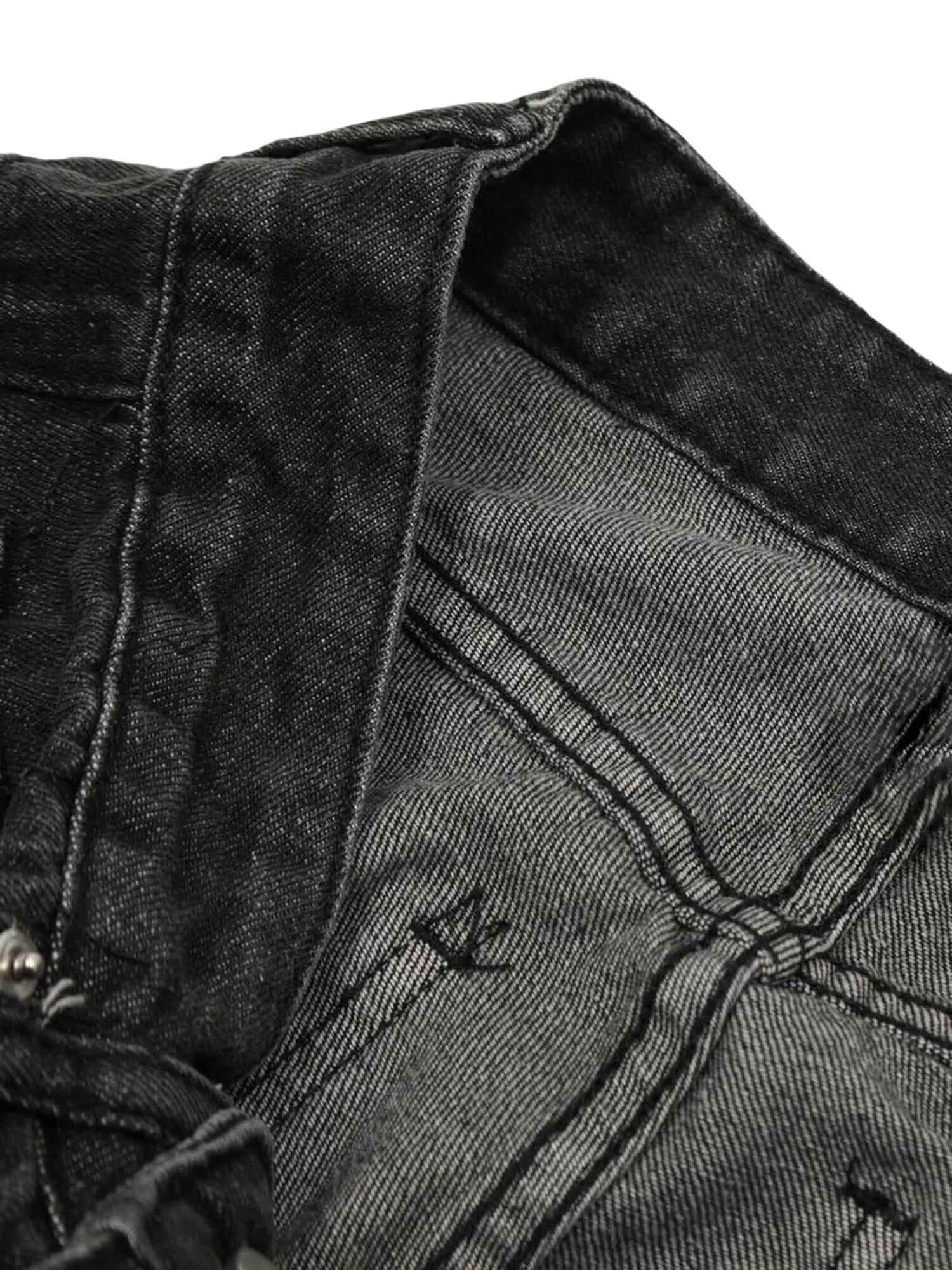 Blend function and fashion with the Washed Multi Pocket Work Cargo Jeans. Made from durable denim, these utility-inspired jeans feature a trendy distressed wash, a loose comfortable fit, and an adjustable waistband for a customizable feel. With multiple s