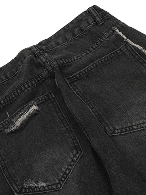 Blend function and fashion with the Washed Multi Pocket Work Cargo Jeans. Made from durable denim, these utility-inspired jeans feature a trendy distressed wash, a loose comfortable fit, and an adjustable waistband for a customizable feel. With multiple s