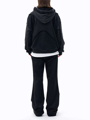 Elevate your casual wardrobe with the Washed Splicing Hoodie — a modern streetwear essential designed for comfort and laid-back edge. Crafted from a soft cotton blend, this hoodie features an oversized fit, front pockets, and an adjustable toggle drawstri