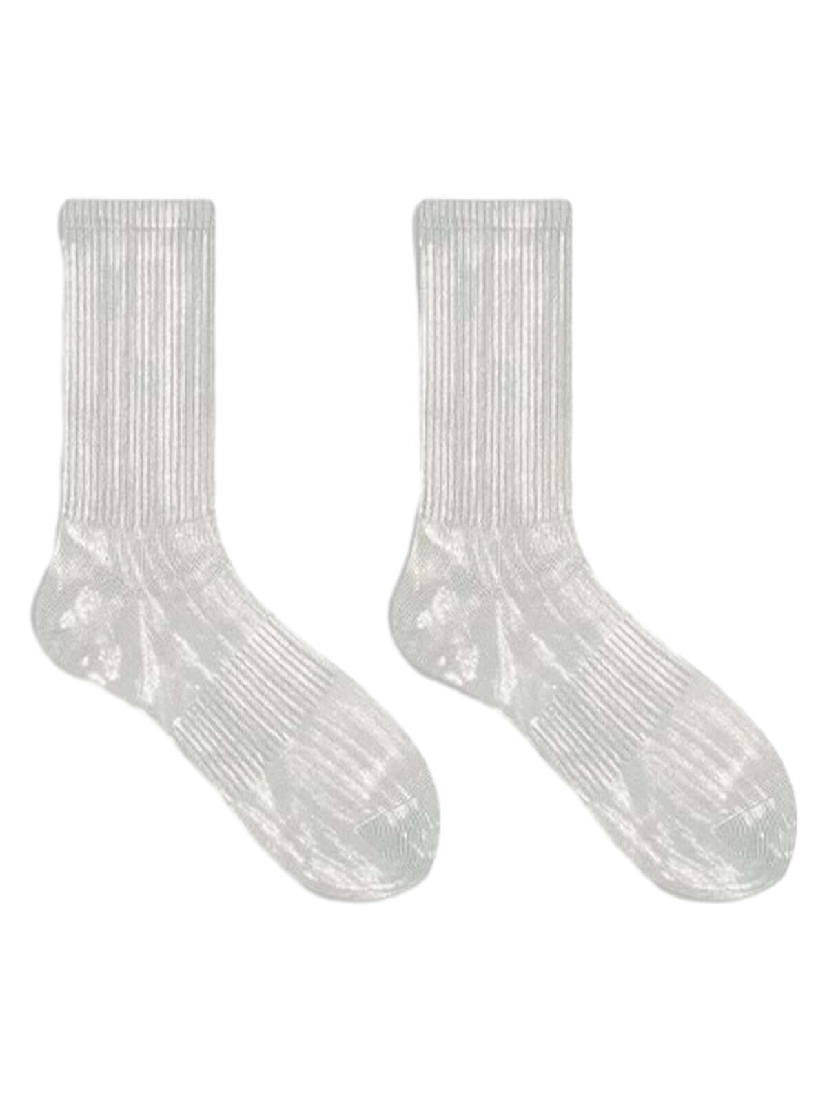 Add a breezy, stylish touch to your summer outfits with the Workwear Distressed Tie-Dyed Socks — the perfect blend of minimalist design and casual chic. Made from sheer, lightweight nylon, these socks feature a subtle ribbed texture and elastic cuffs for