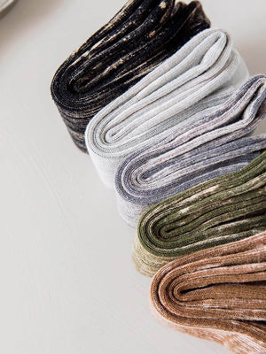 Add a breezy, stylish touch to your summer outfits with the Workwear Distressed Tie-Dyed Socks — the perfect blend of minimalist design and casual chic. Made from sheer, lightweight nylon, these socks feature a subtle ribbed texture and elastic cuffs for