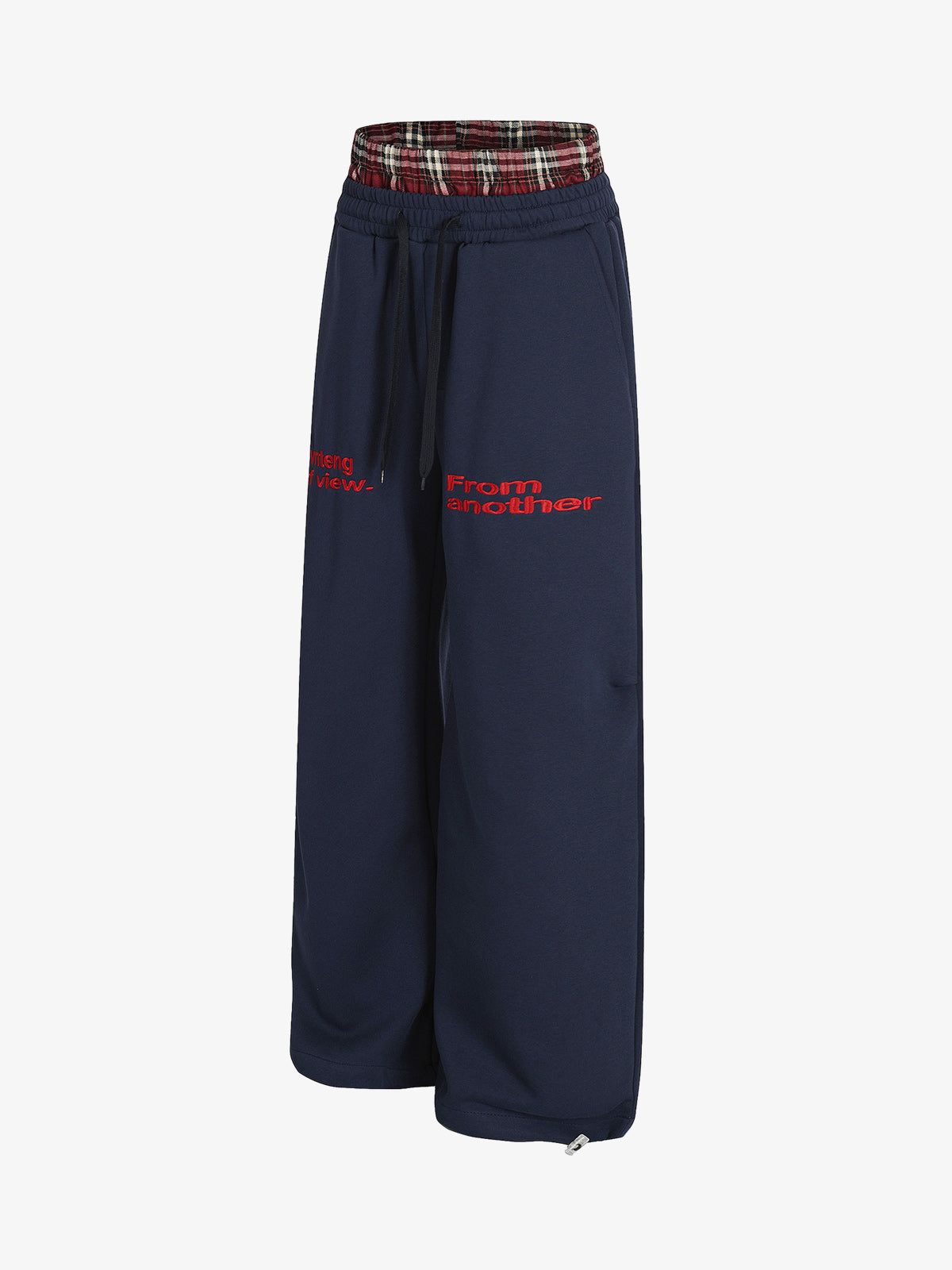 Retro Double Waist Loose Wide-Leg Pants - image 5