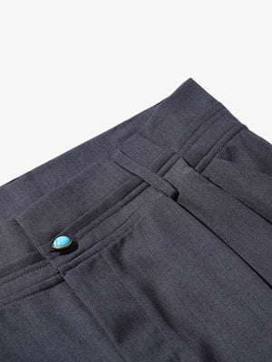 Turquoise Design Flared Scimitar Pants - thumbnail 6