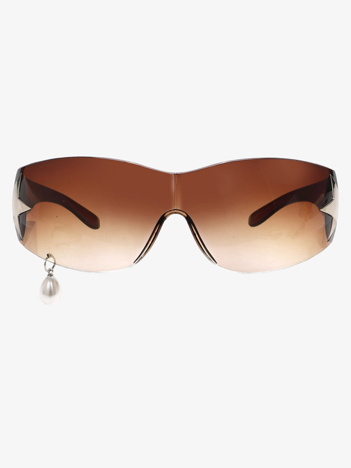 Vintage Pearl Earring Sunglasses - Tawny