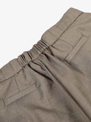 Pleated Drawstring Scimitar Track Pants - thumbnail 5