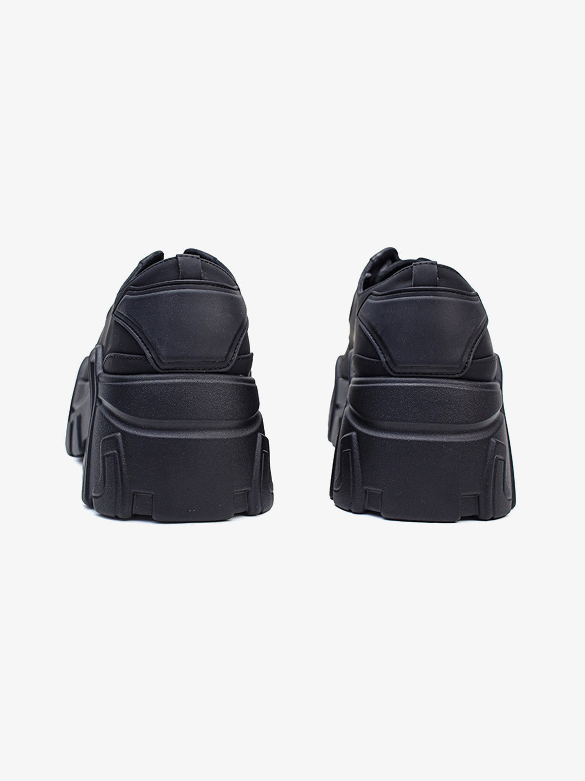 Zapatos chunky negros – vista trasera | XoKool