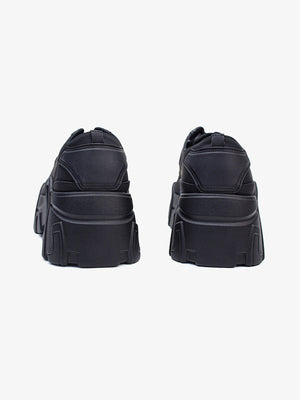 Zapatos chunky negros – vista trasera | XoKool