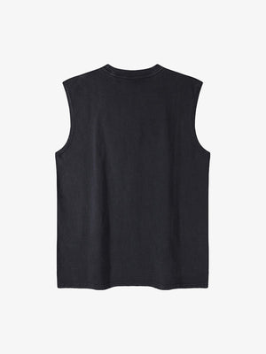 Ärmelloses Graphic T-Shirt – Schwarz, Rückansicht | XoKool