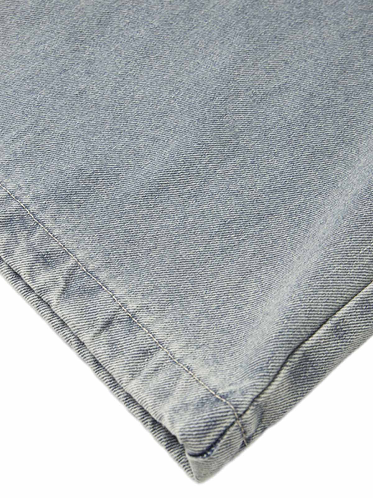 Double waist jeans – hem close-up | XoKool