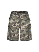 Camouflage Badge Cargo Shorts