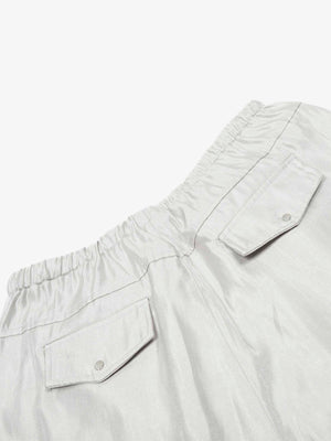 High Street Rivet Pleated Workwear Multi-Pocket Casual Pants - thumbnail 7