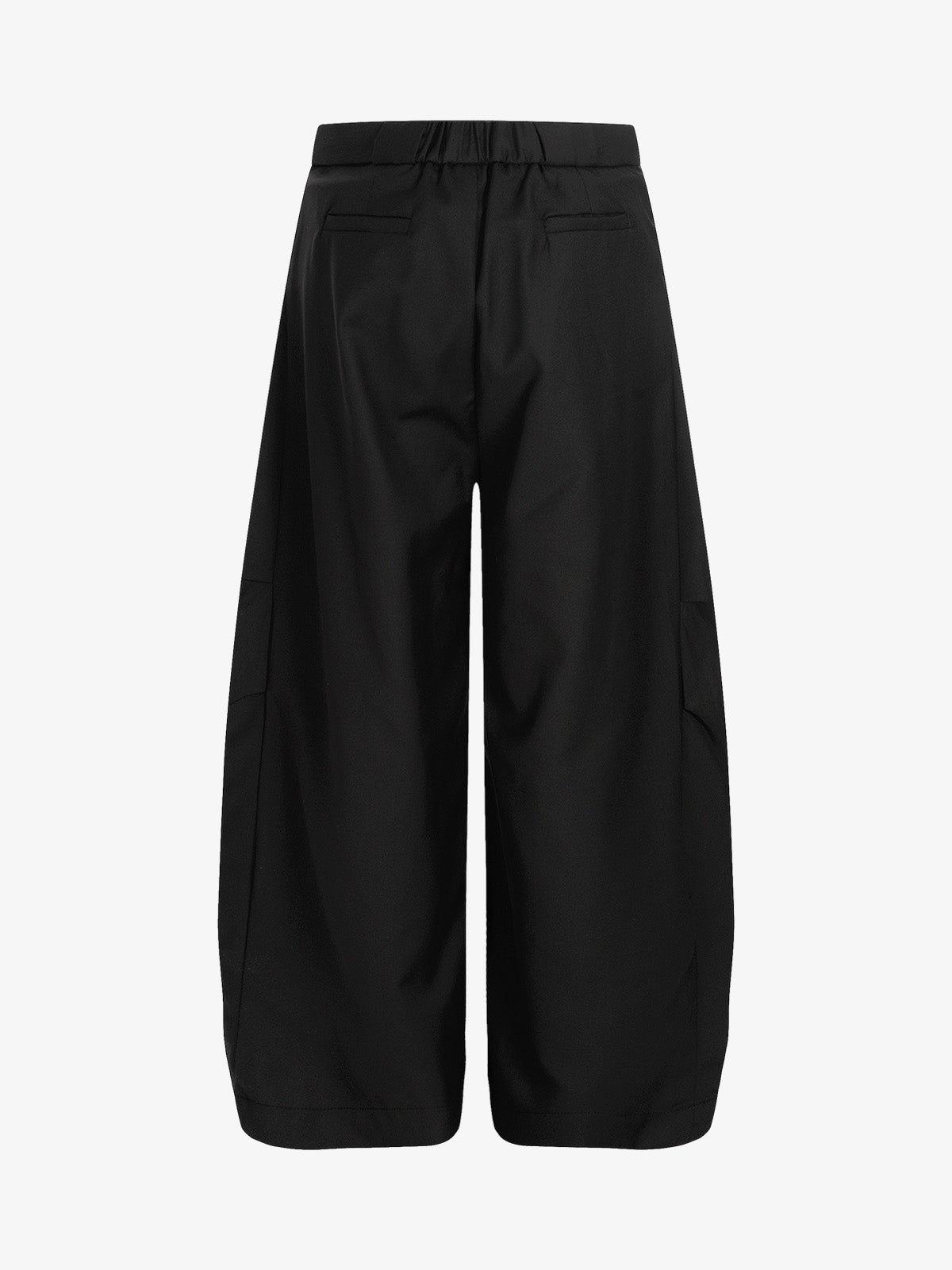 Pleated Drawstring Scimitar Track Pants - image 9