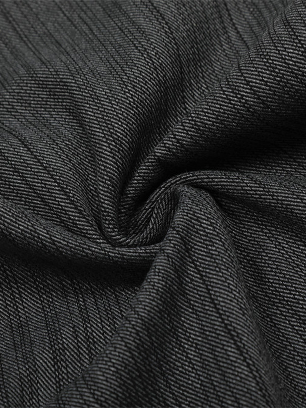 Striped Textured Reverse Pocket Pants - image 7