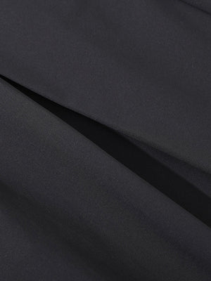 Pleated Drape Bootcut Suit Pants - thumbnail 10