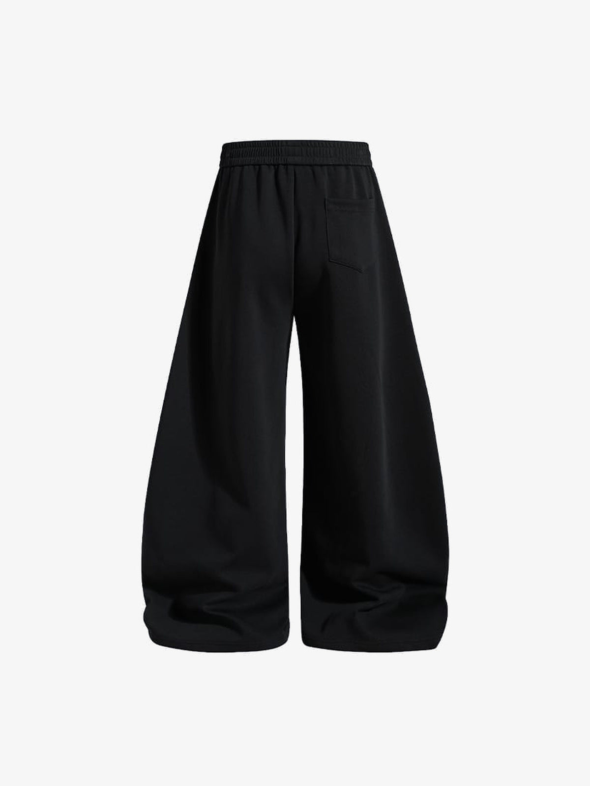 Star track pants – Black, back view | XoKool