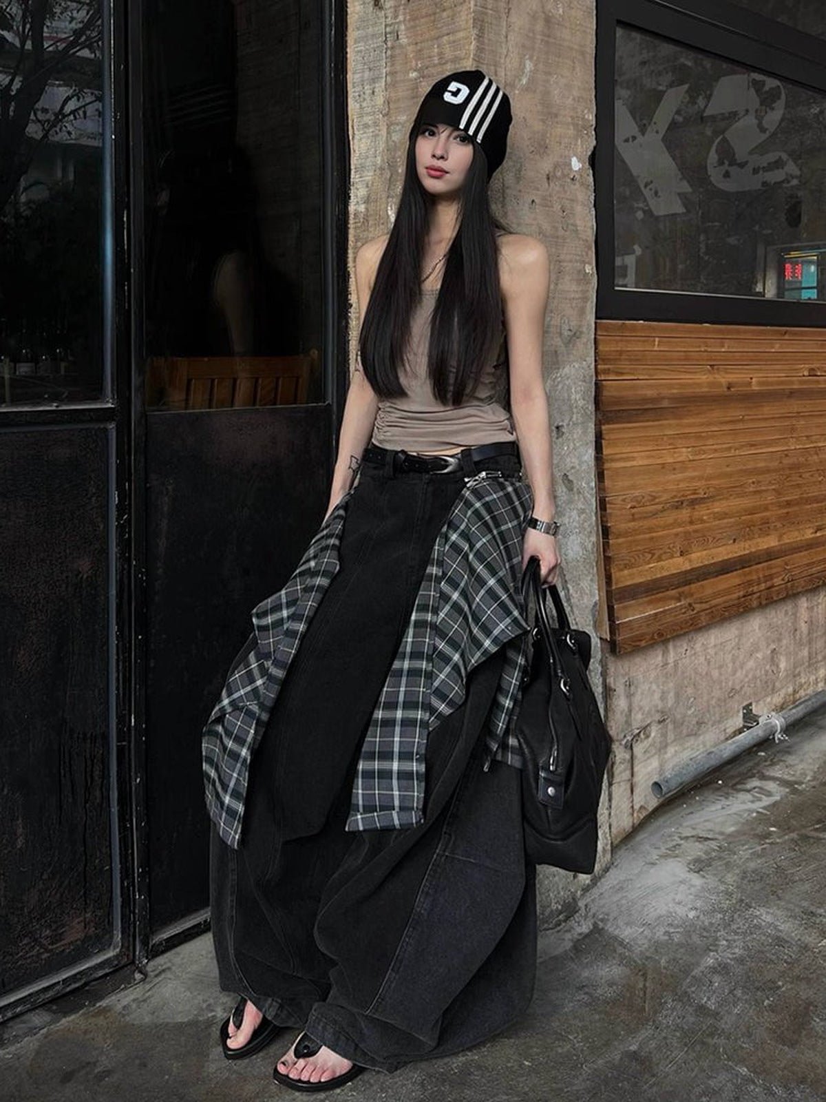 Pantalones en capas – foto urbana, mujer | XoKool