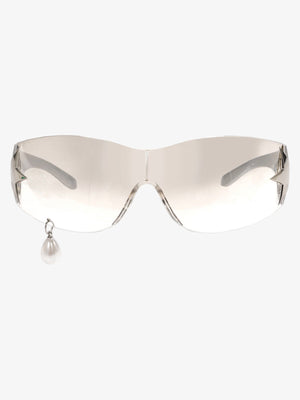 Vintage Pearl Earring Sunglasses - thumbnail 3
