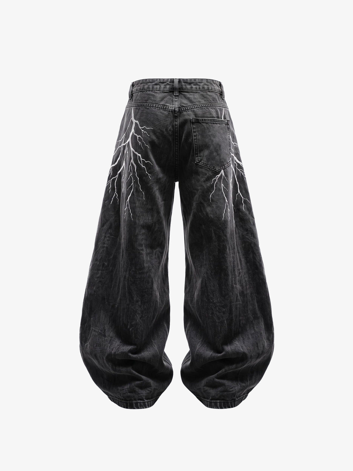 Lightning Baggy Jeans – Rückseite flach | XoKool