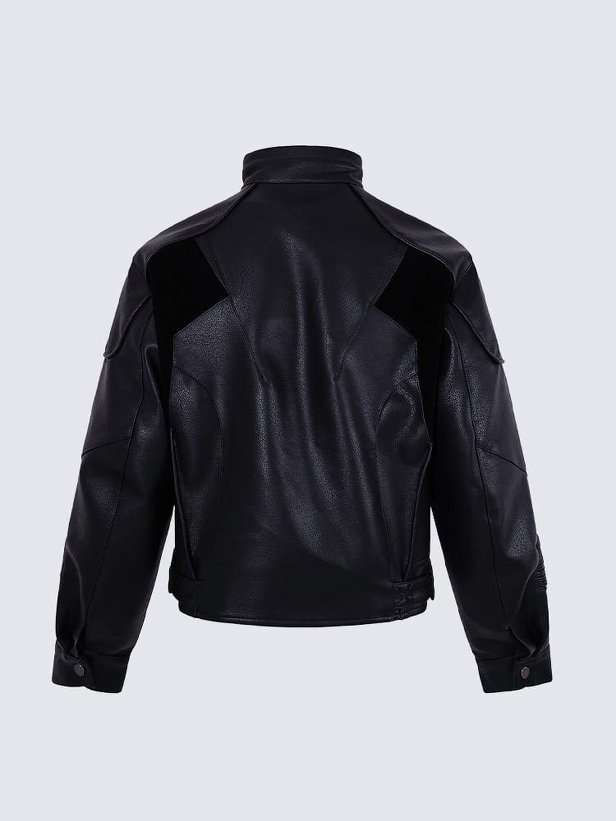 Giacca biker in ecopelle – nera, vista posteriore | XoKool