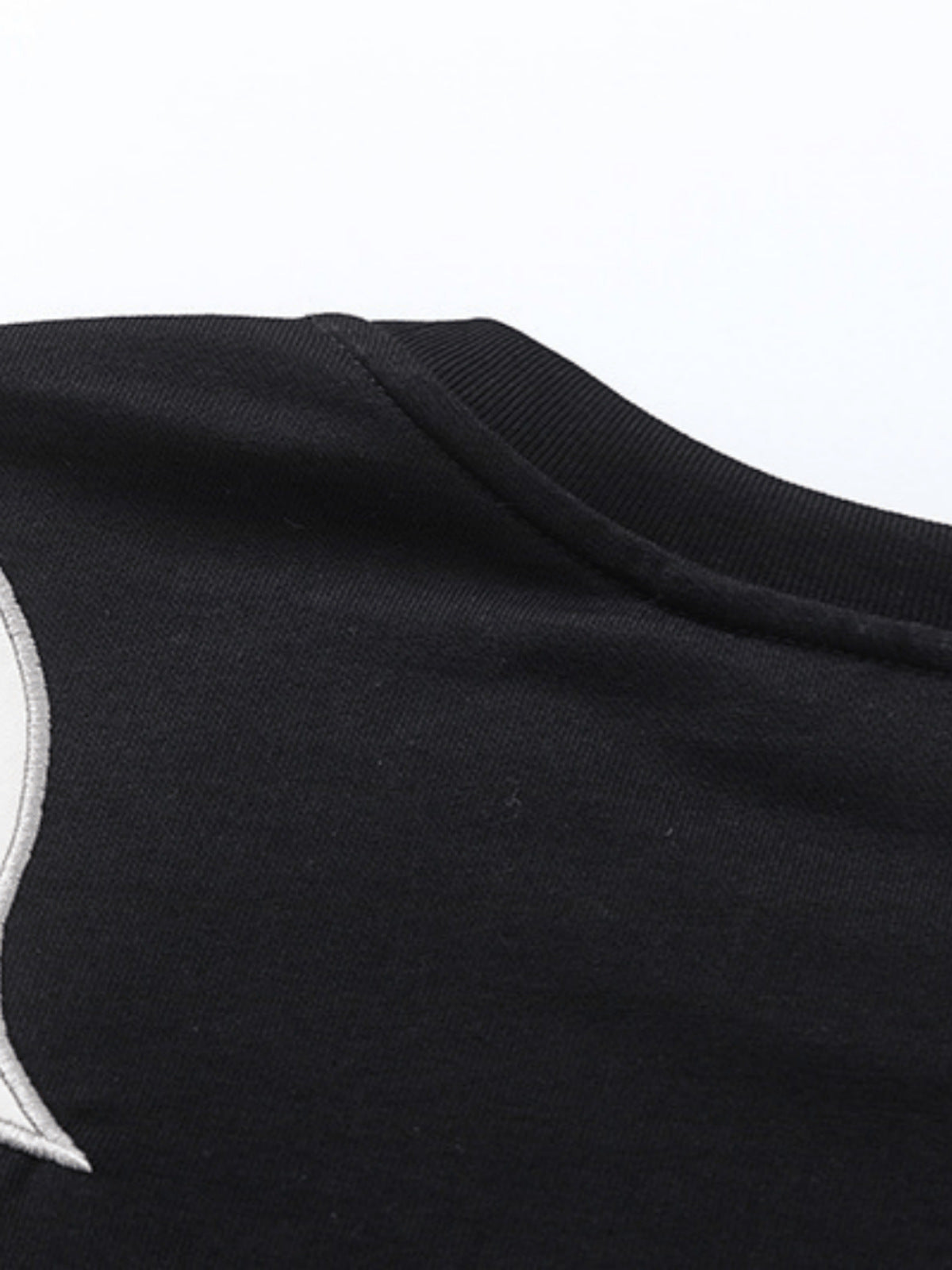 Flame panel tee – flame panel neckline detail | XoKool