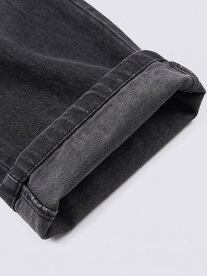 Flammen-Jeans – Saum im Detail | XoKool