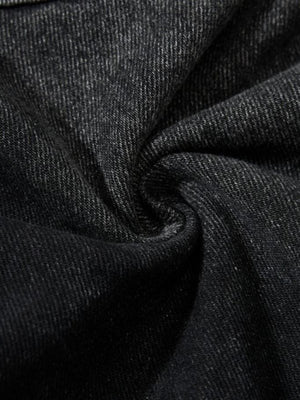 Schwarze Jorts – Stoffstruktur im Detail | XoKool