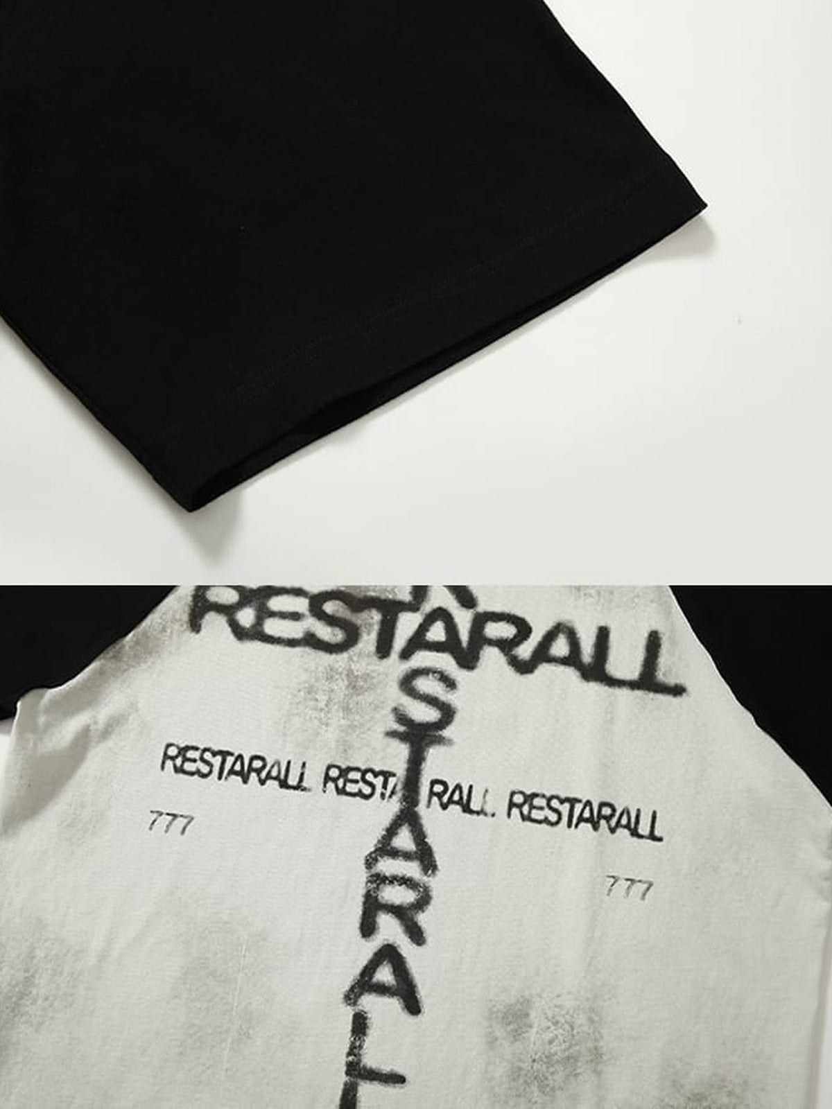 Raglan Graphic T-Shirt – Saum und Rückenprint im Detail | XoKool