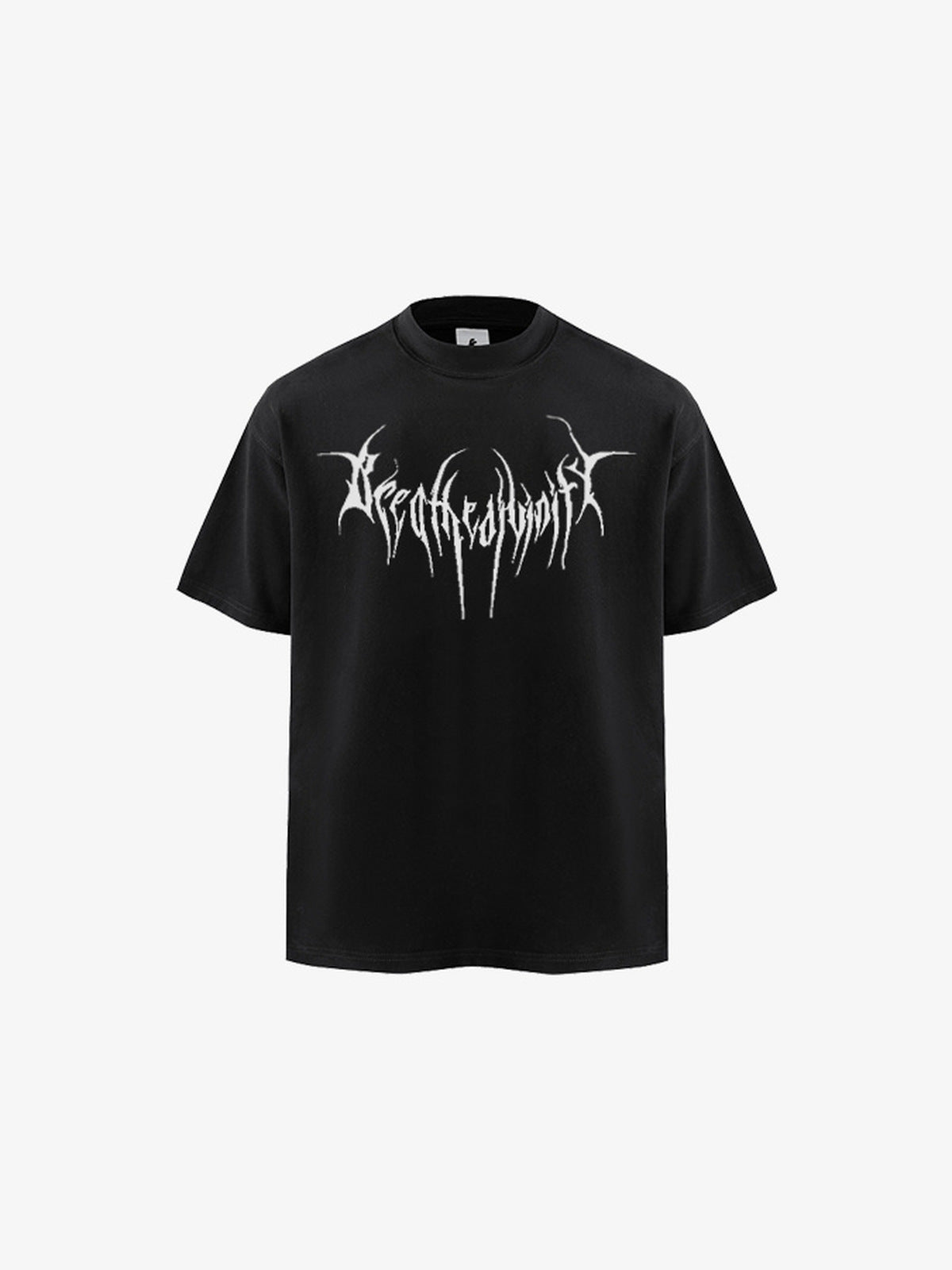 Black Tribal Back Print T-Shirt – Front flat lay | XoKool