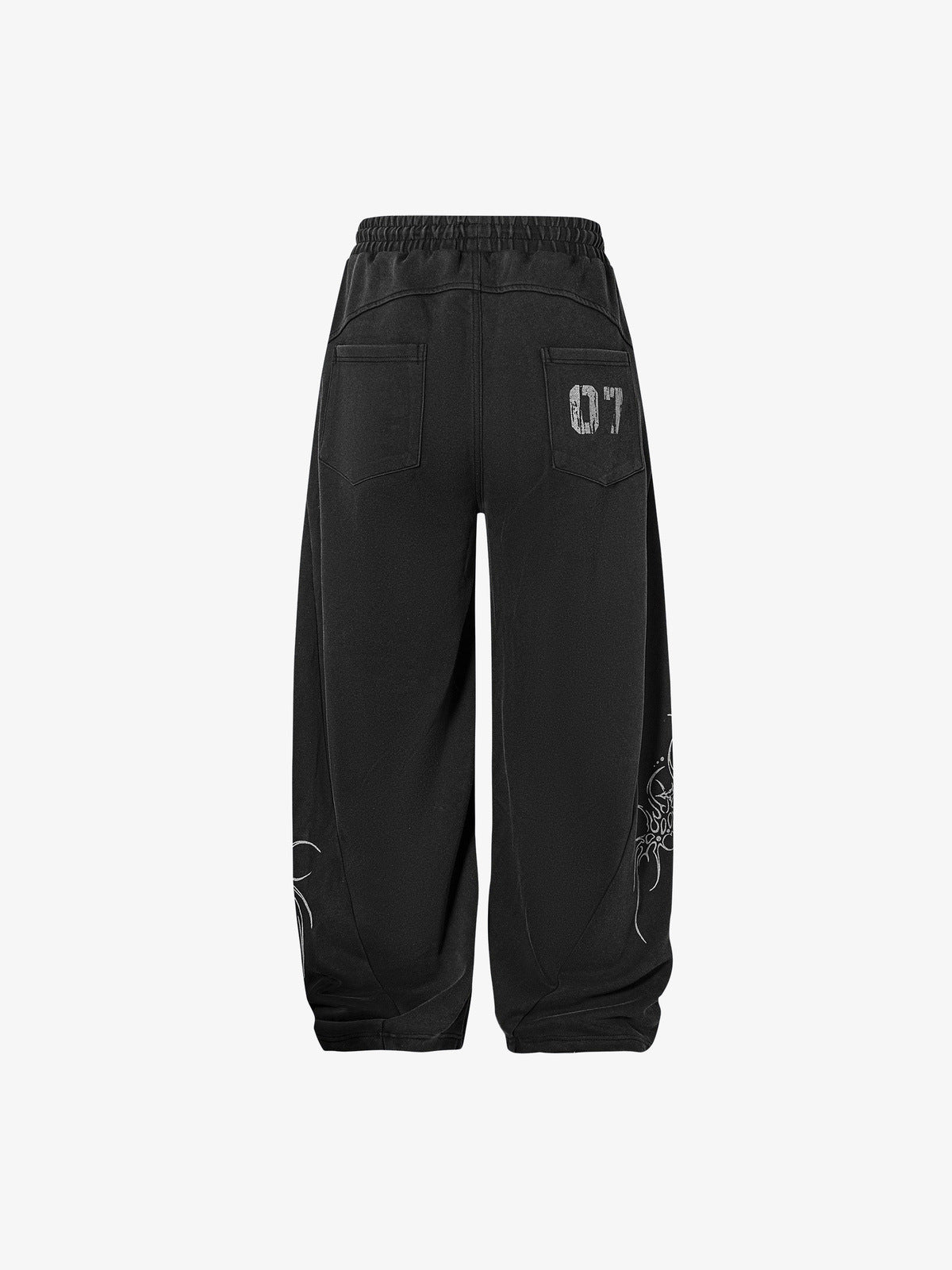 Jogginghose mit Dornen-Print – Rückansicht | XoKool