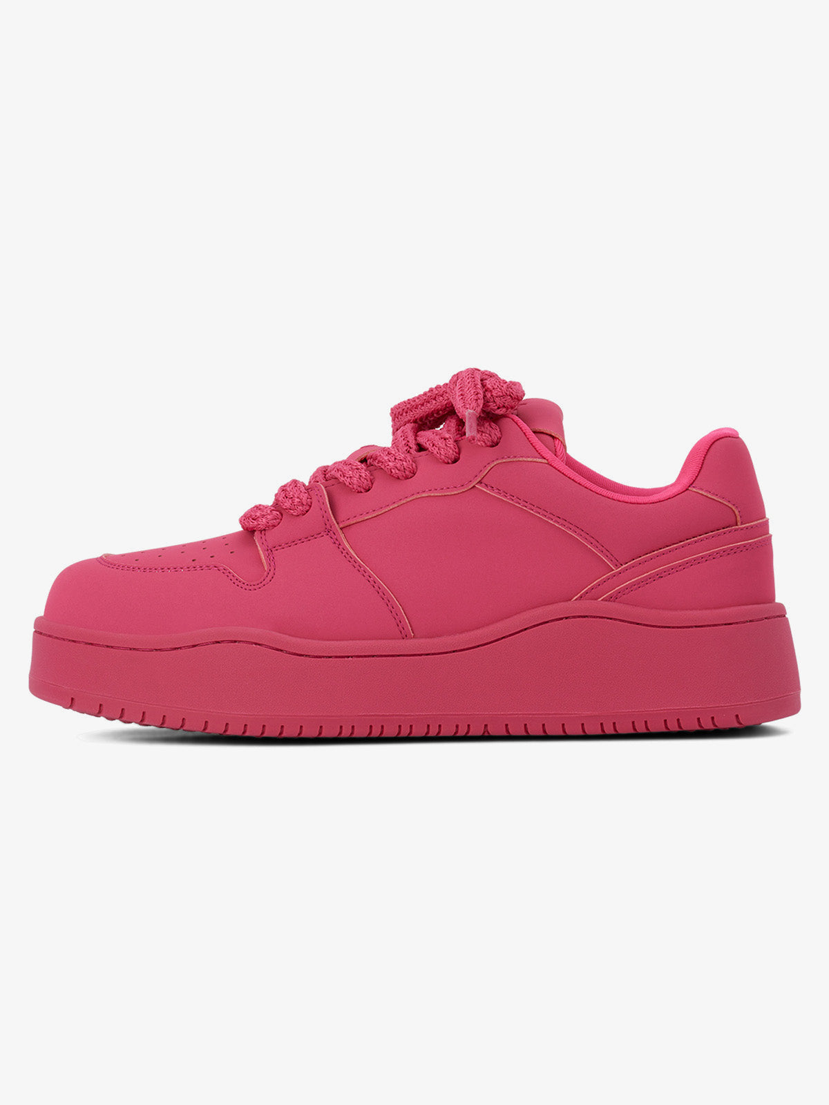 Chunky low top sneakers – Pink, side | XoKool
