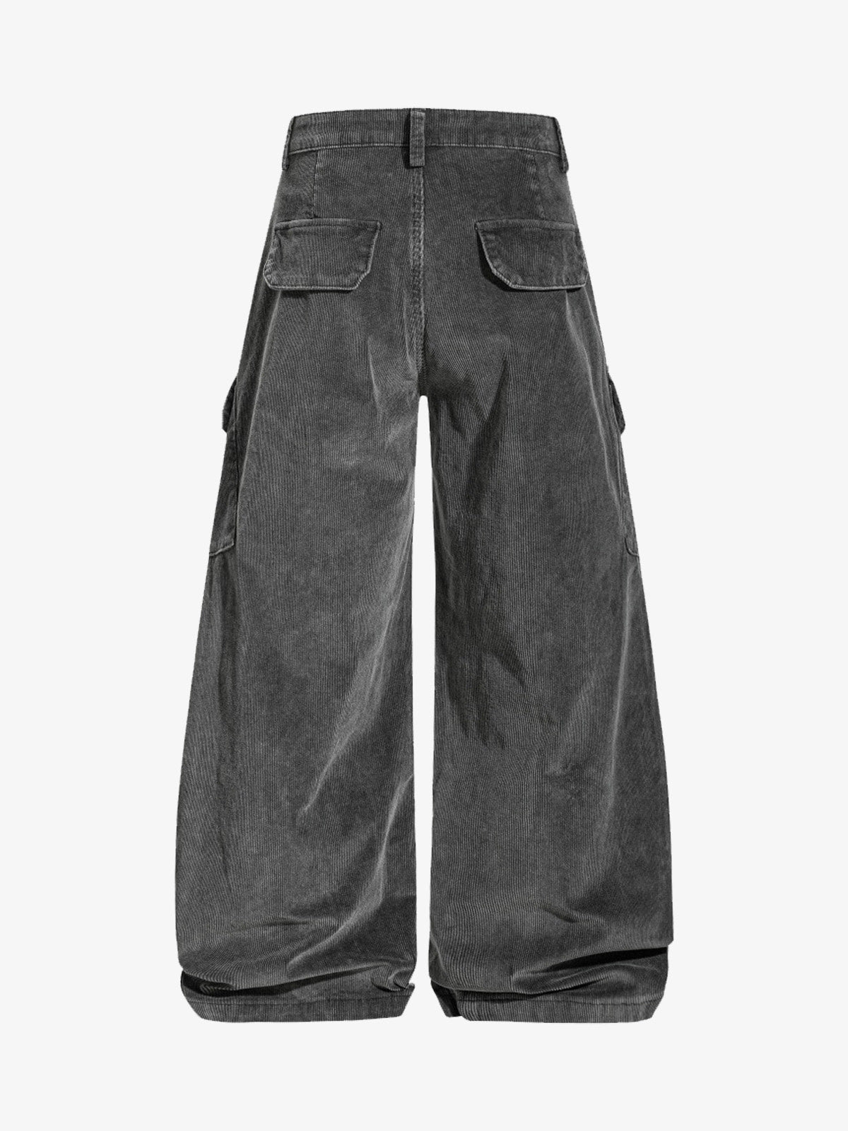 Vintage Corduroy Pleated Workwear Casual Pants