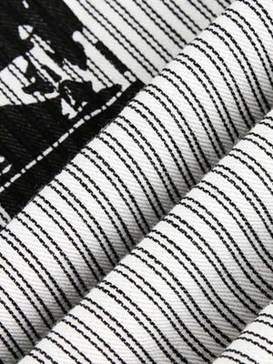 Street Dark Print Striped Long Sleeve Shirt - thumbnail 6