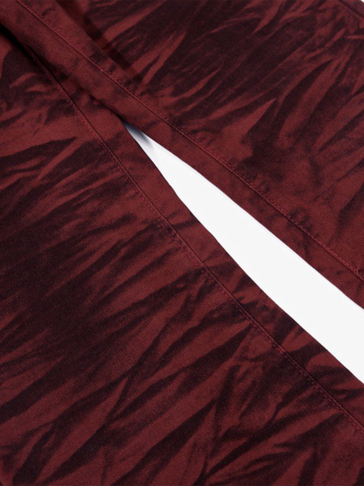 Wasteland Lava Wash Flared Wrinkled Texture Pants - image 5