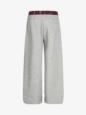Retro Double Waist Loose Wide-Leg Pants - thumbnail 3